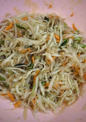 Foto resep Som Tum /Green Salad papaya Thailand