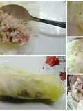 Traditional Lahanodolmades (Stuffed Cabbage Rolls)