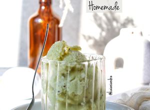 Foto resep Es Krim Kiwi Homemade