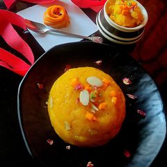 A picture of Mango Sheera/Kesari.
