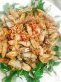 Ốc móng tay xào sả ớt