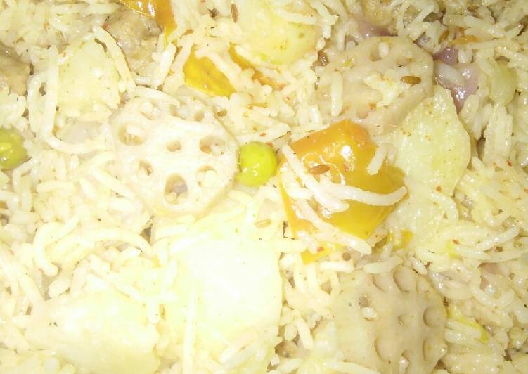 Simple Way to Make Quick Mix veg rice