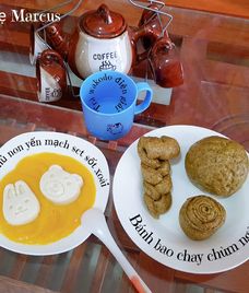 đậu hũ non xoài cho bé