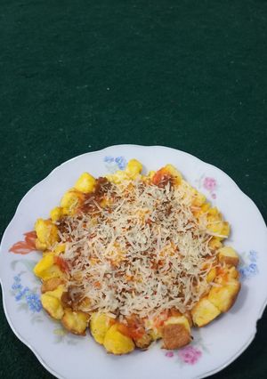 Foto resep Pizza roti tawar teflon