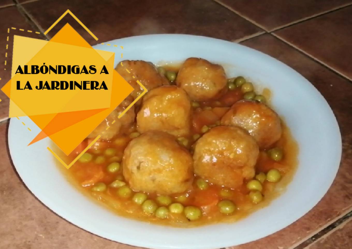 Albóndigas a la Jardinera