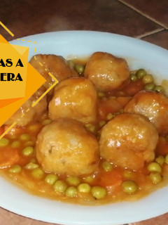 Una foto de Albóndigas a la Jardinera