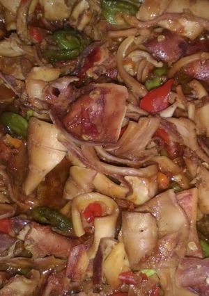 Foto resep Cumi Asin Pete Sambal Kecap