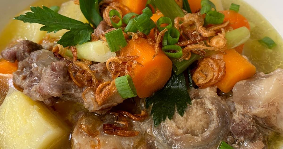 Resep Sop Buntut Ala Ibu Samino Oleh Giegietz (Lynkz) - Cookpad