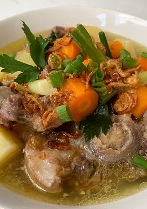 Foto resep Sop Buntut ala Ibu Samino