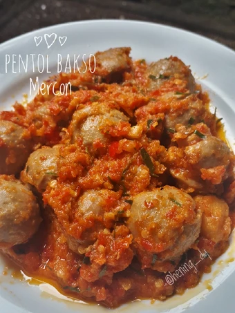 Cara Gampang Membuat Resep Pentol Bakso "Mercon" yang  Bikin Ketagihan Anti Ribet, Lezat Sekali