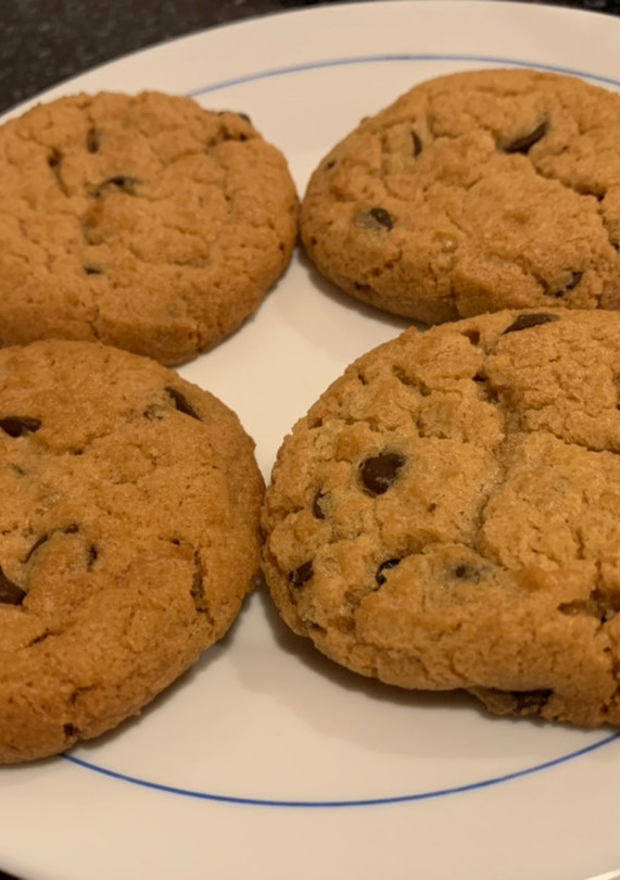 Una foto de Cookies con gotas de chocolate