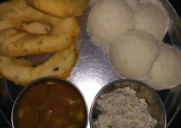 Easiest Way to Make Super Quick Homemade Idli vade (Karnataka style)