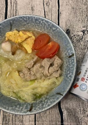 白菜滷湯 的食譜成品照片
