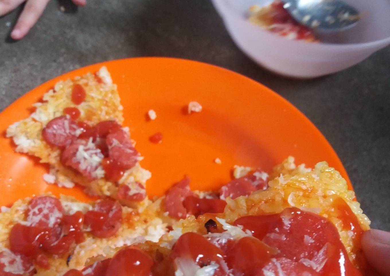 Pizza nasi cemilan anak anti GTM