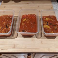 Versatile ratatouille / pasta sauce A picture of Versatile ratatouille / pasta sauce.