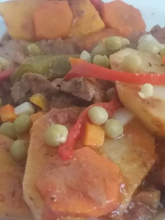 Una foto de Bifes a la portuguesa
