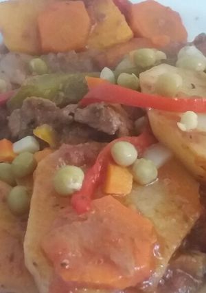 Una foto de Bifes a la portuguesa