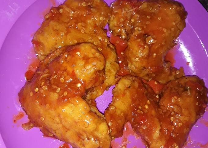 Chicken wing ala recheese