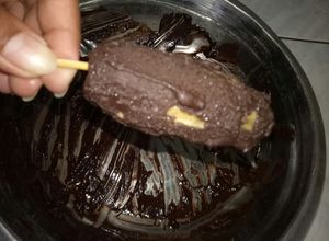 Foto resep Es pisang coklat batangan