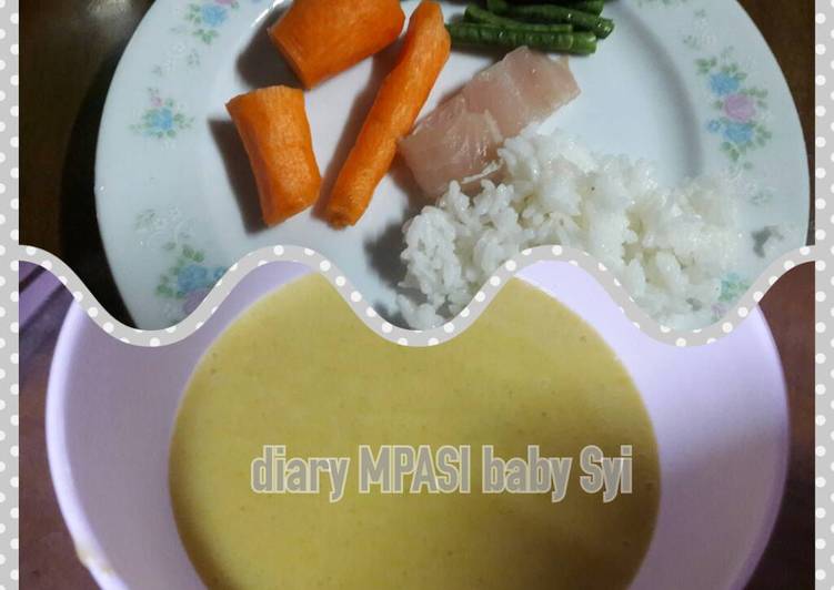 Bubur gurame cangwo - MPASI 6+
