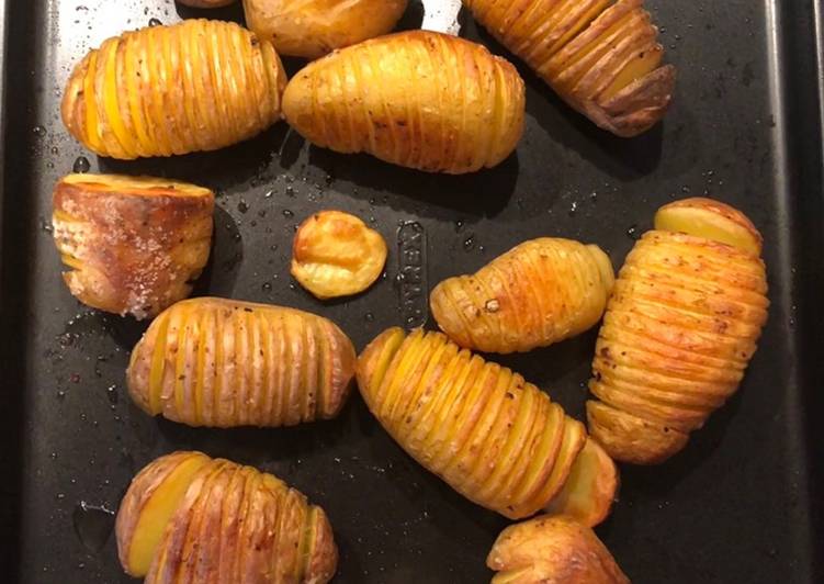 Steps to Make Ultimate Easy hasselback new potatoes