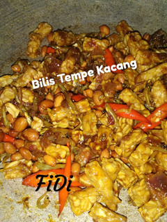 Foto resep Bilis Tempe Kacang