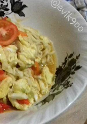 Foto resep Mie kuah setan (dgn Minyak wijen)