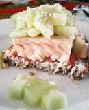 Sándwich de salmón fitness