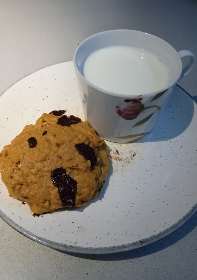 Una foto de Cookie saludable en microondas