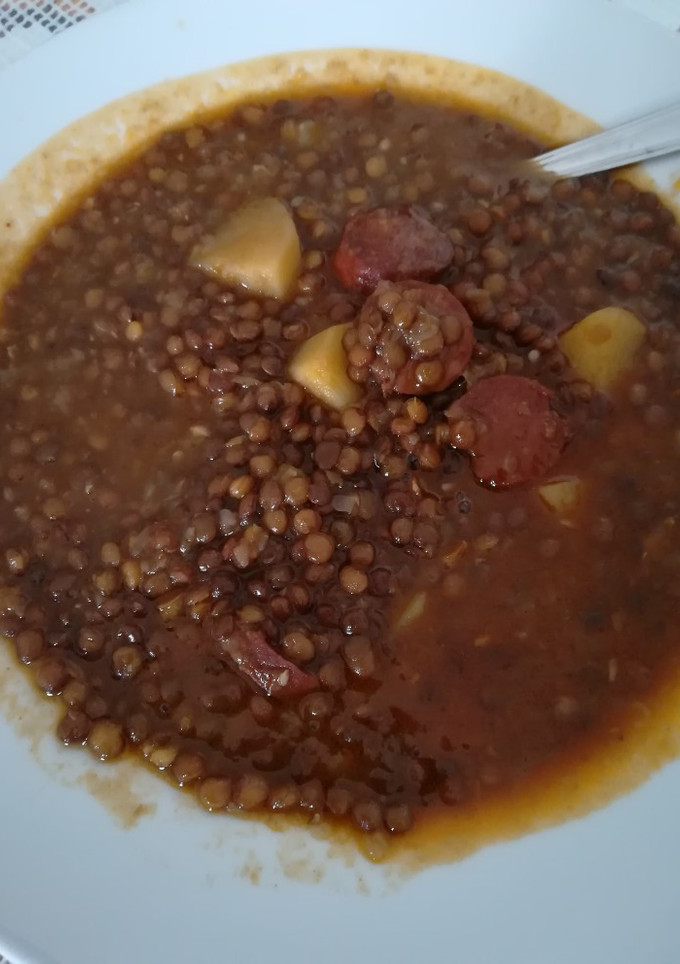 Una foto de Lentejas