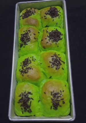 Foto resep Roti sobek pandan isi coklat