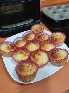 Una foto de Cupcakes de yogur