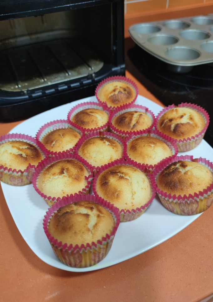 Una foto de Cupcakes de yogur