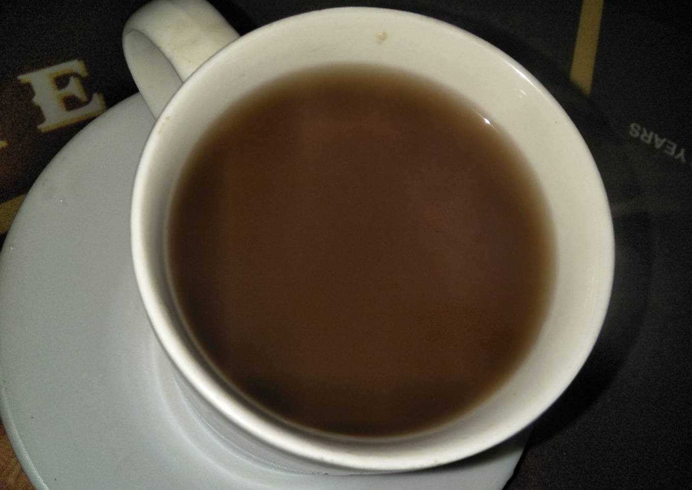 Strong tea