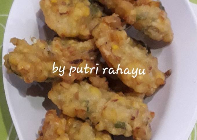Cara Membuat Bakwan jagung kriuk Enak Dan Mudah