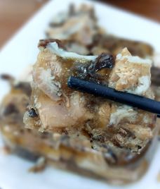 thịt heo nấu đông