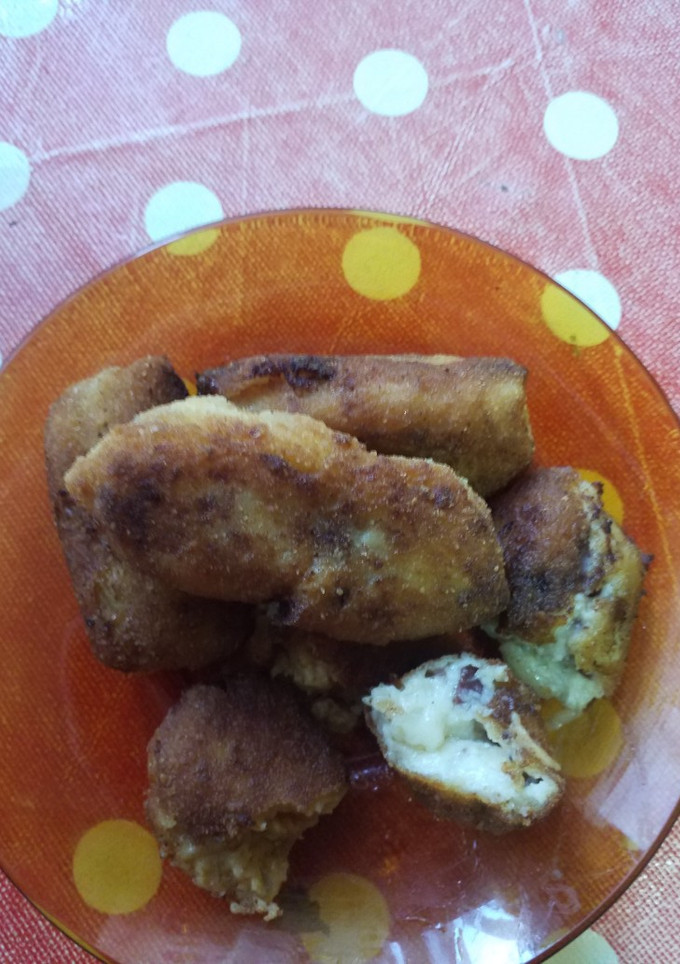 Una foto de Croquetas ibéricas con cebolla caramelizada