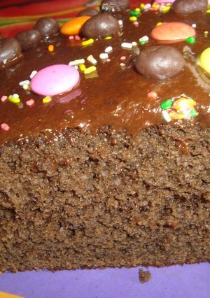 Una foto de Pastel esponjoso de chocolate