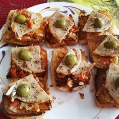 A picture of Bruschetta.