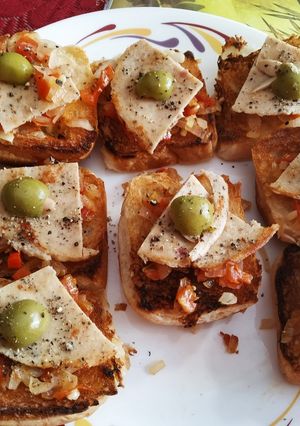 A picture of Bruschetta.