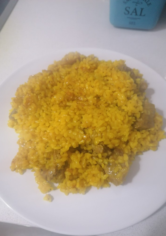 Una foto de Arroz a mi manera