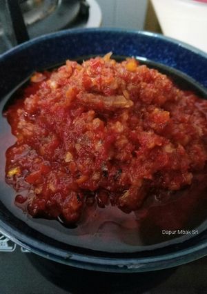 Foto resep Sambel pedes manis tahan lama