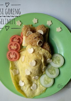 Foto resep Omurice (Nasi goreng selimut)