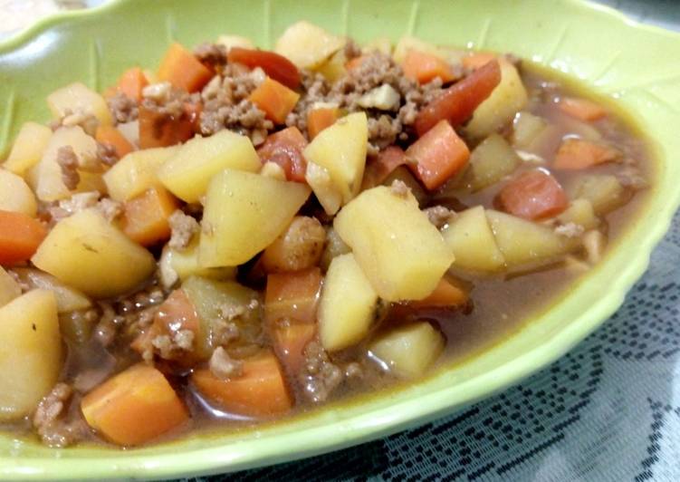 Resep masakan Semur daging cincang | Resep Membuat Semur daging cincang Yang Enak Banget