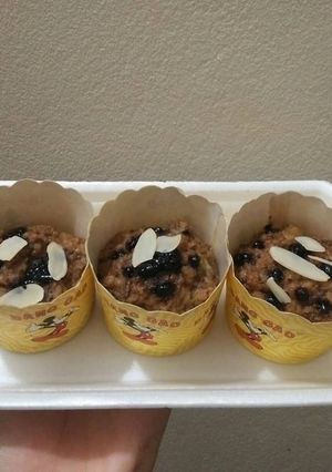 Hình của món Bánh healthy :Chuối yến mạch hạt chia.