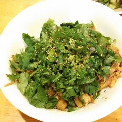 Shredded Capon salad 凉拌手撕鸡#凉菜# A picture of Shredded Capon salad 凉拌手撕鸡#凉菜#.