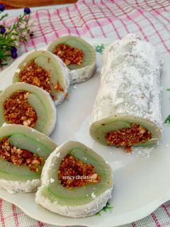 Foto resep Mochi Gulung Pandan