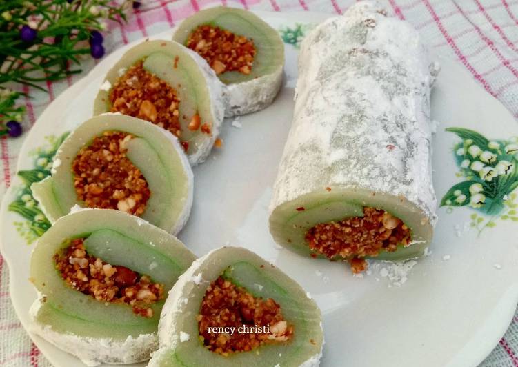 Resep Mochi Gulung Pandan Anti Gagal