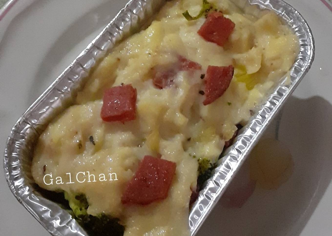 Kentang Brokoli Saus Bechamel