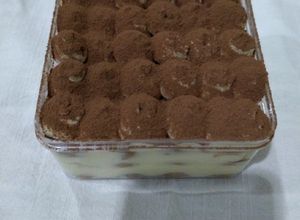 Foto resep Tiramisu mascarpone dessert box